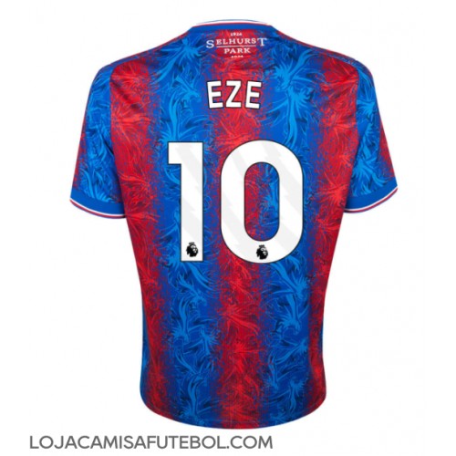 Camisa de Futebol Crystal Palace Eberechi Eze #10 Equipamento Principal 2024-25 Manga Curta